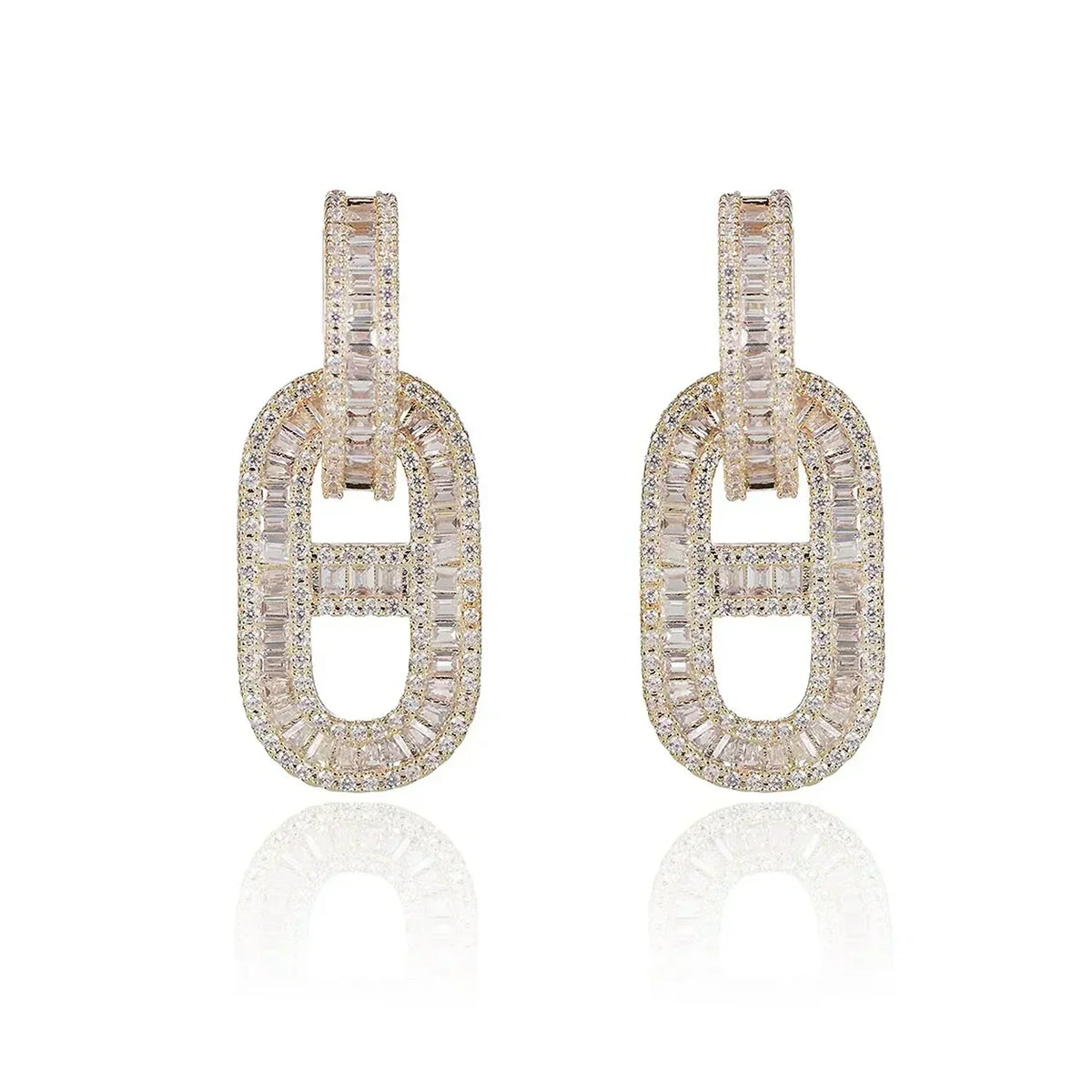 18K Diamonds Hermes Earrings