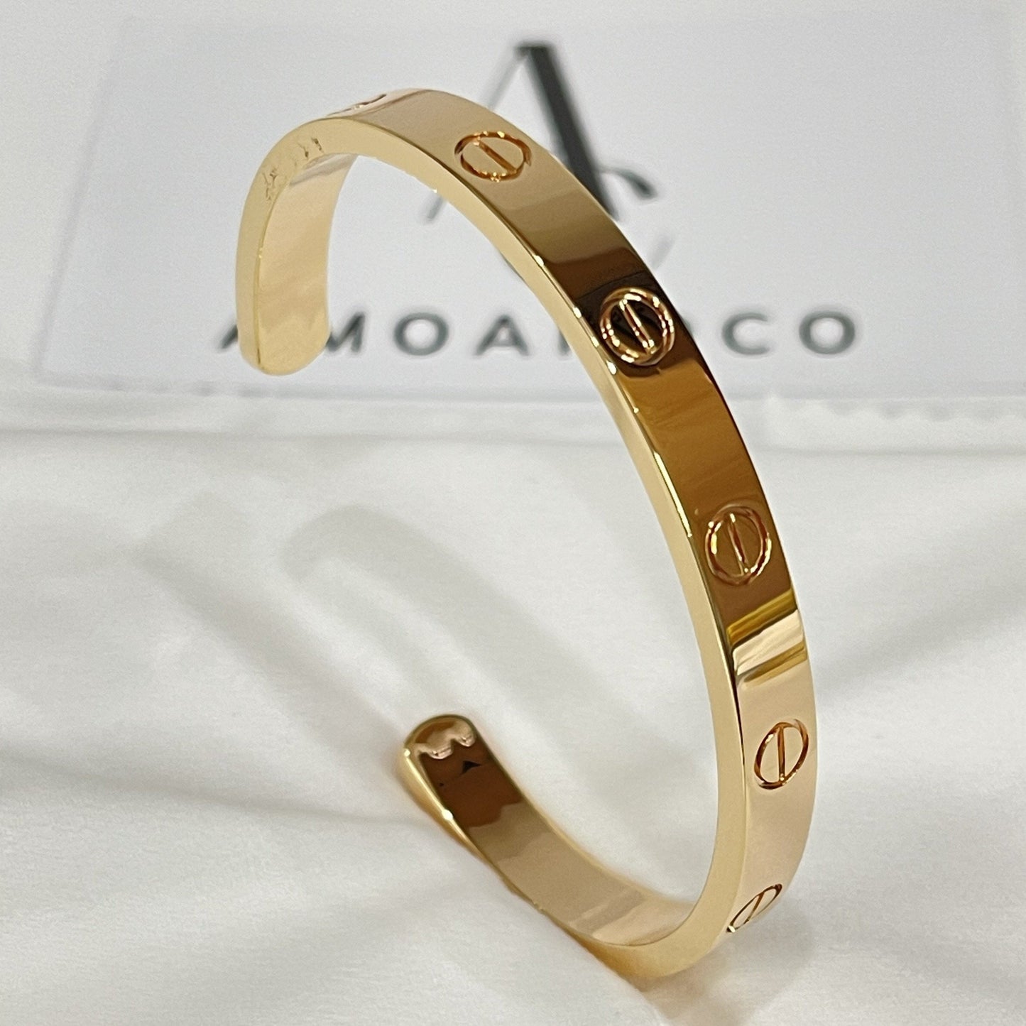 CARTIER LOVE BRACELET 6.1MM OPEN CUFF