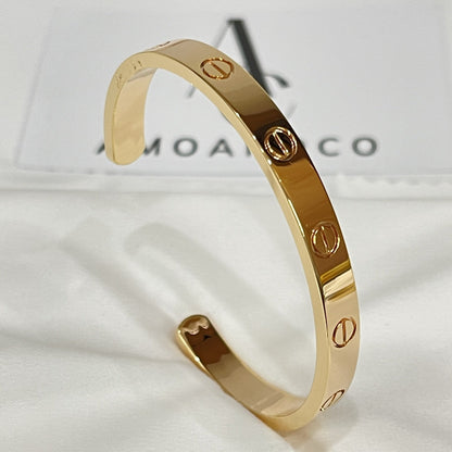 CARTIER LOVE BRACELET 6.1MM OPEN CUFF