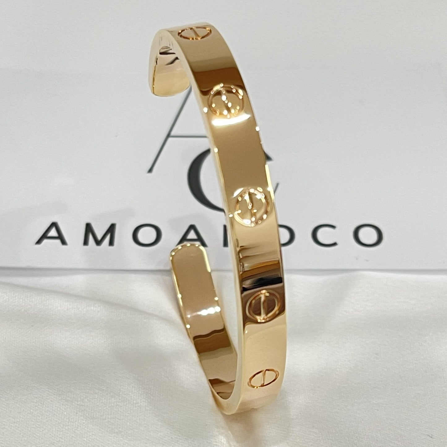 CARTIER LOVE BRACELET 6.1MM OPEN CUFF