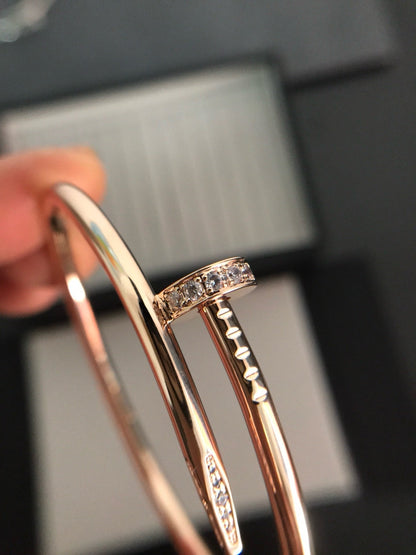 CARTIER JUSTE BRACELET 3.5MM DIAMONDS