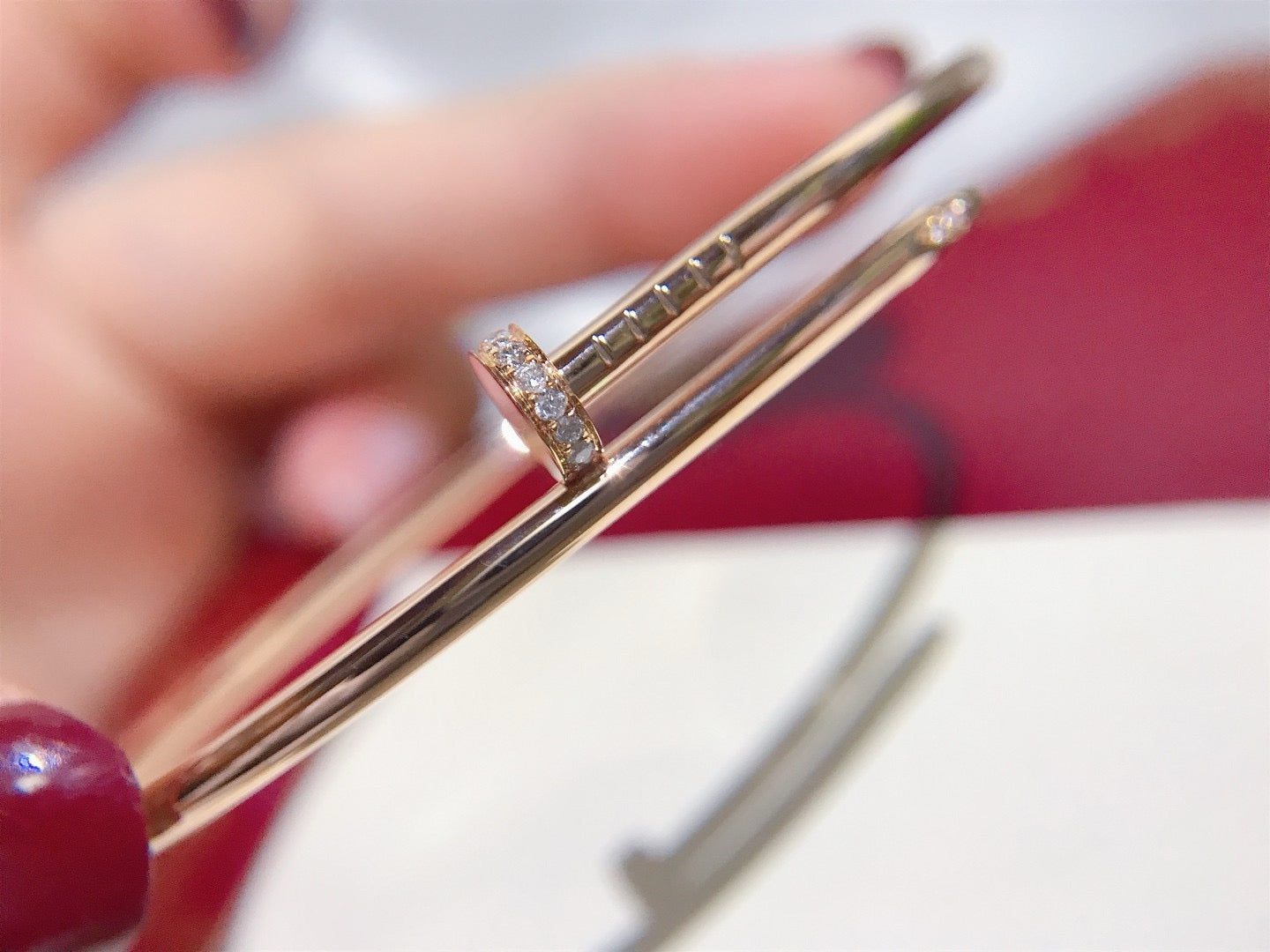 CARTIER JUSTE BRACELET 2.5MM DIAMONDS