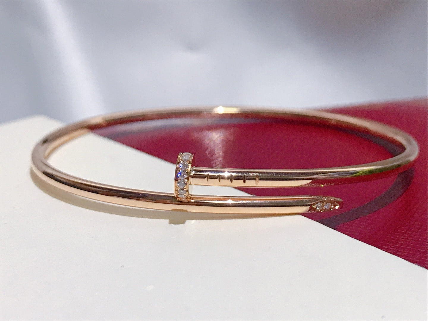 CARTIER JUSTE BRACELET 2.5MM DIAMONDS