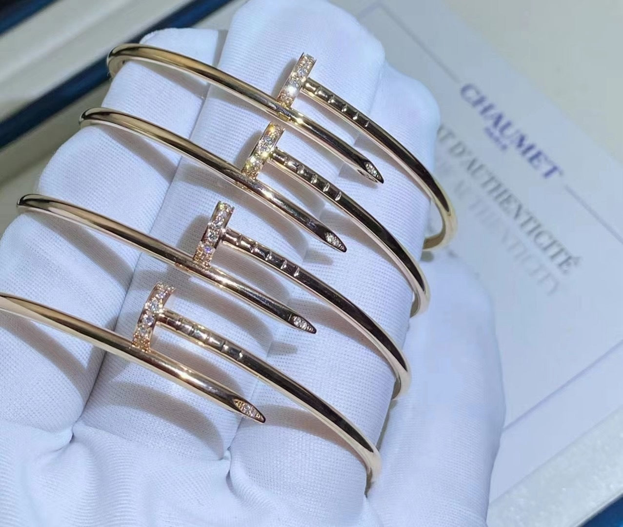 CARTIER JUSTE BRACELET 2.5MM DIAMONDS