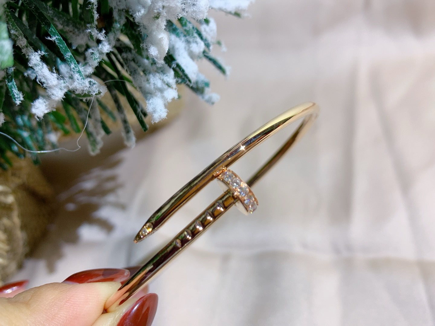 CARTIER JUSTE BRACELET 2.5MM DIAMONDS