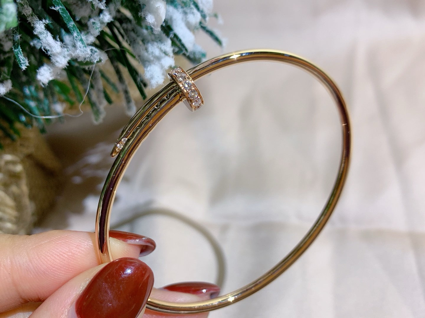 CARTIER JUSTE BRACELET 2.5MM DIAMONDS