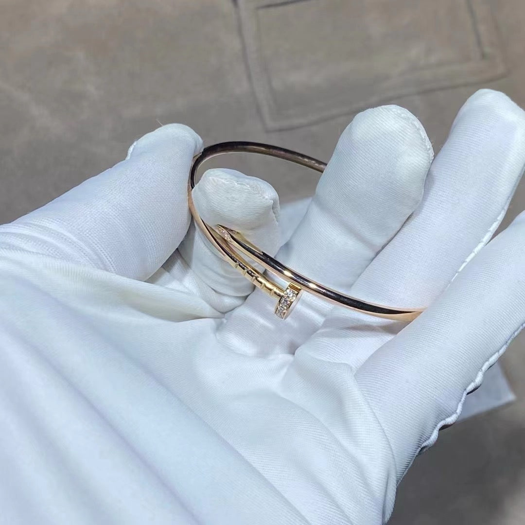 CARTIER JUSTE BRACELET 2.5MM DIAMONDS