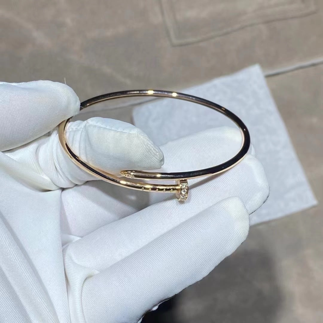 CARTIER JUSTE BRACELET 2.5MM DIAMONDS