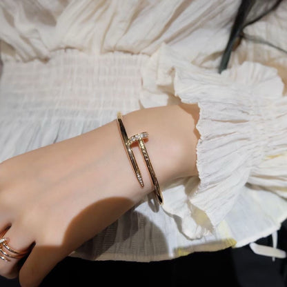 CARTIER JUSTE BRACELET 3.5MM DIAMONDS