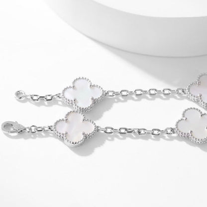 VCA CLOVER 10 MOTIFS WHITE MOTHER OF PEARL NECKLACE