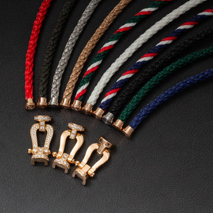 FRED FORCE LARGE HORSESHOE NO DIAMOND BRACELET SILVER