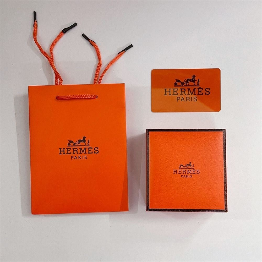 HERMES HM BRACELET NECKLACE RING BOX GIFT BAG