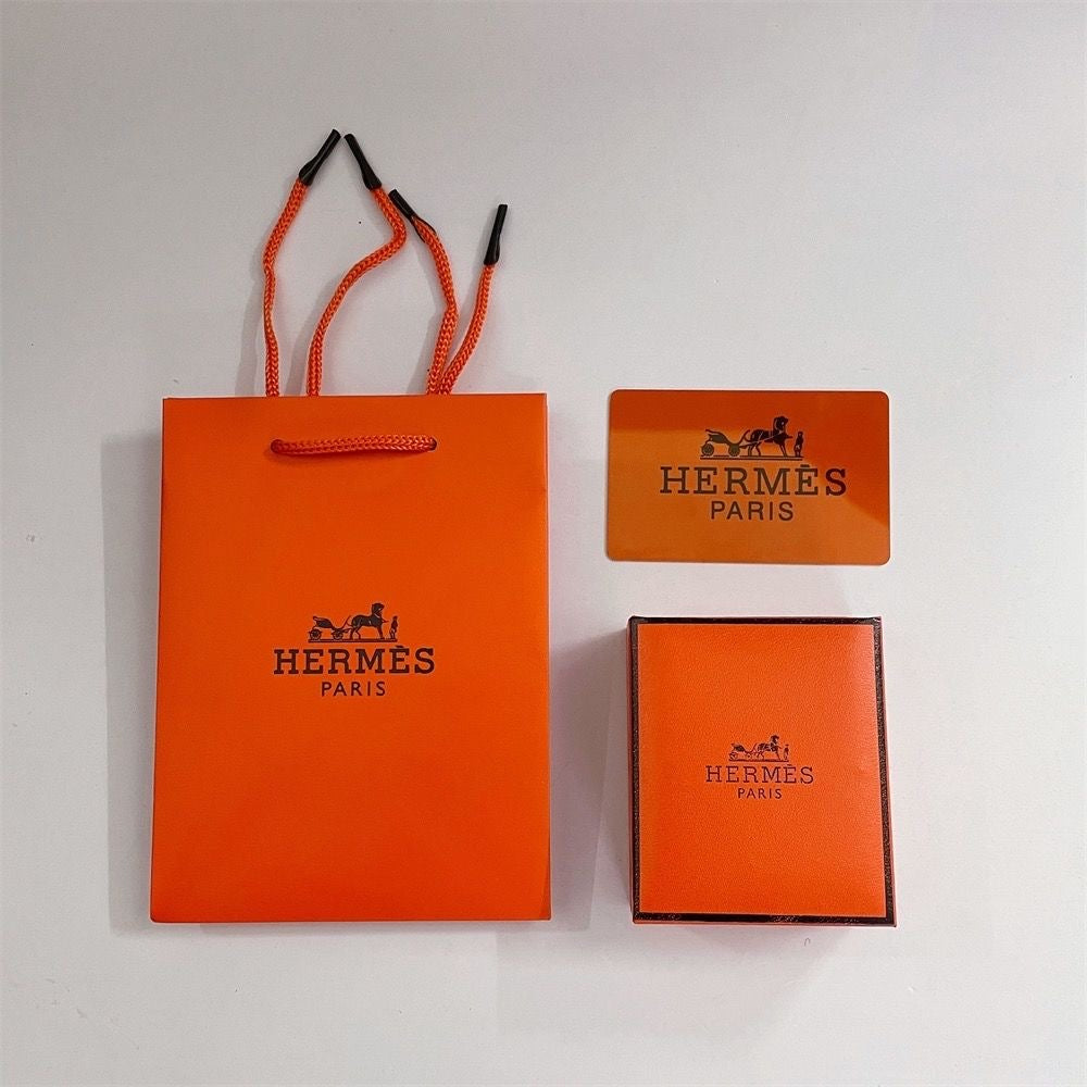 HERMES HM BRACELET NECKLACE RING BOX GIFT BAG