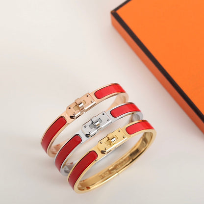 HERMES HM KELLY RED BRACELET