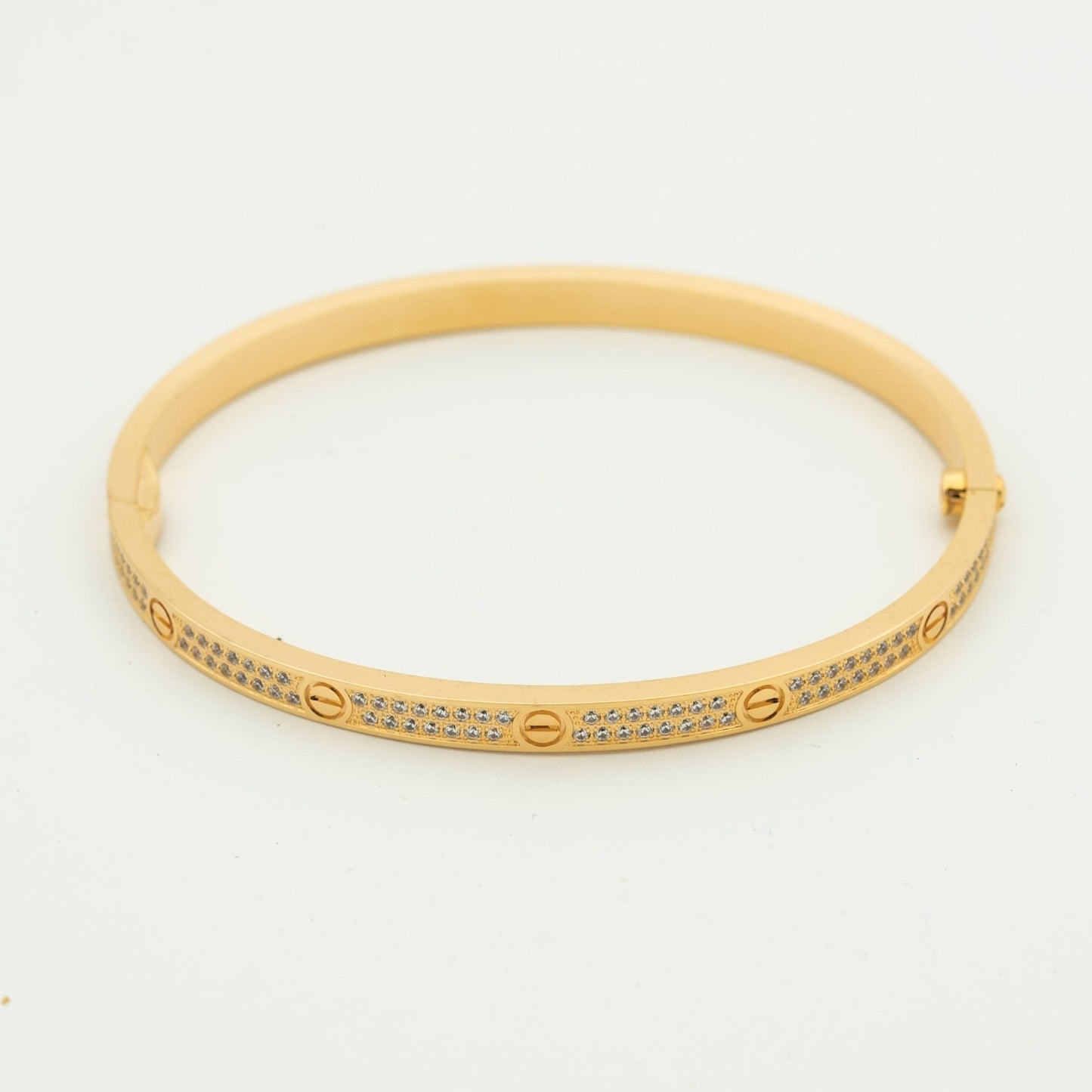 CARTIER LOVE BRACELET 3.65MM DIAMOND-PAVED