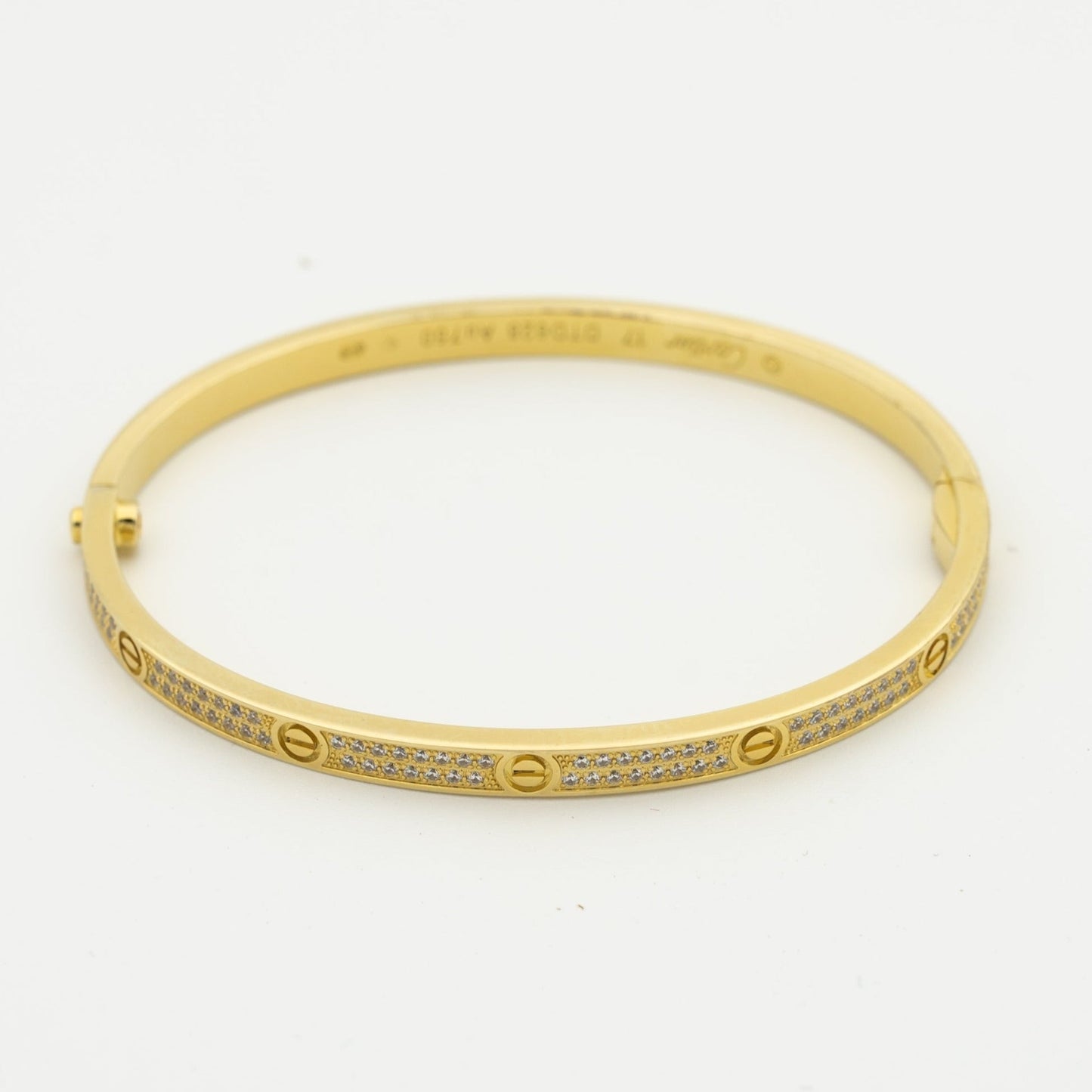 CARTIER LOVE BRACELET 3.65MM DIAMOND-PAVED