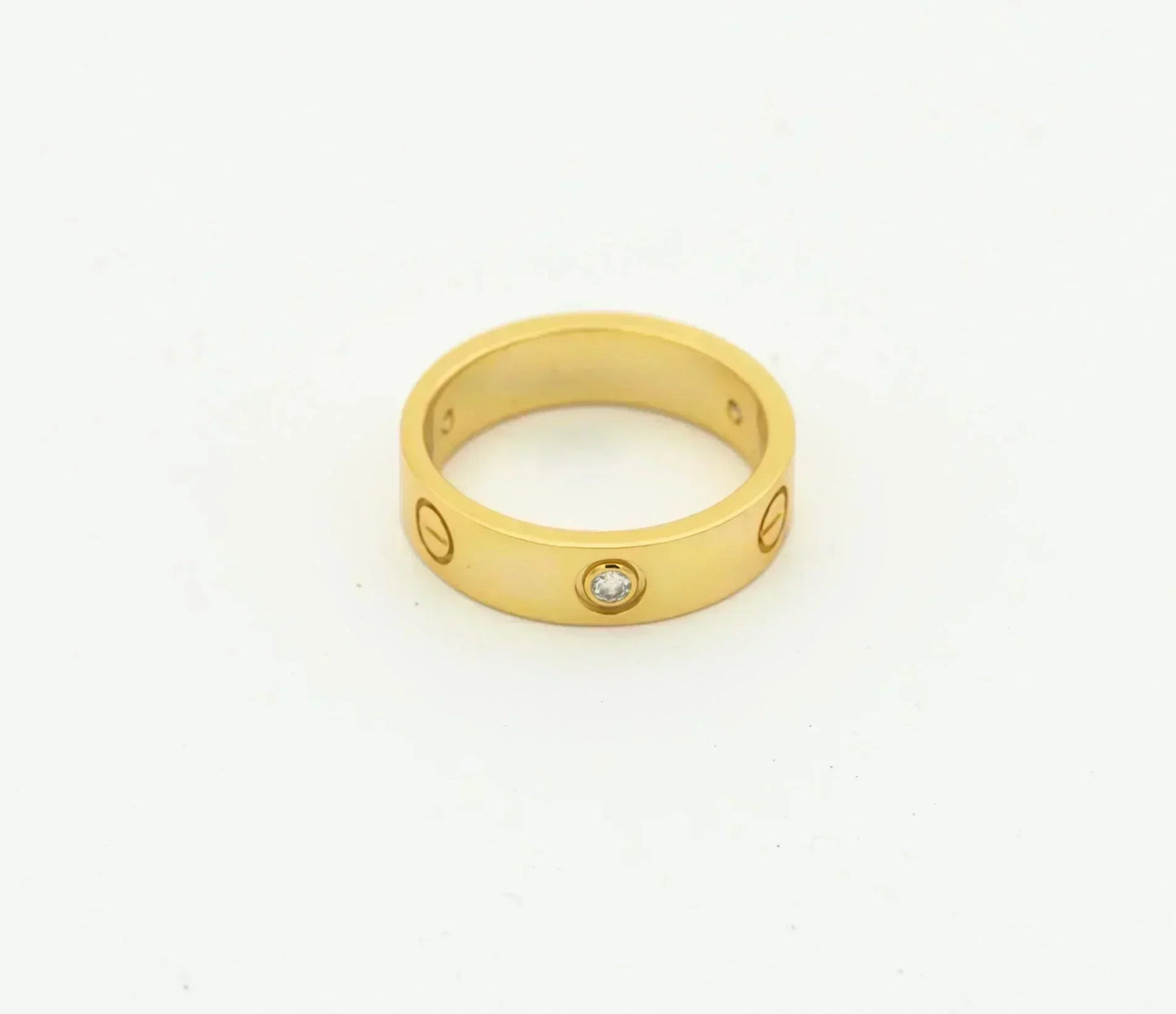 CARTIER LOVE RING 4MM 1 DIAMOND GOLD