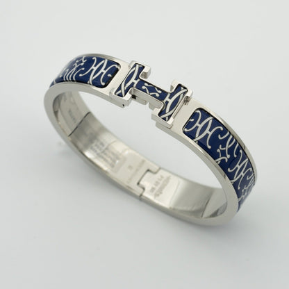 HERMES H BRACELET BLACK MULTICOLOR