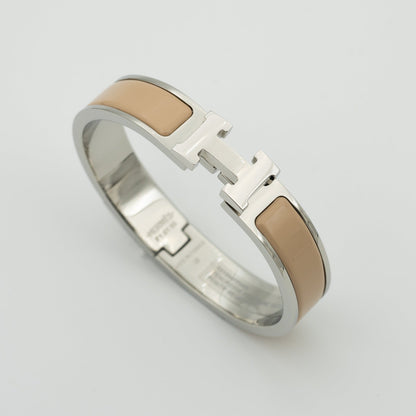 HERMES H GREY BRACELET