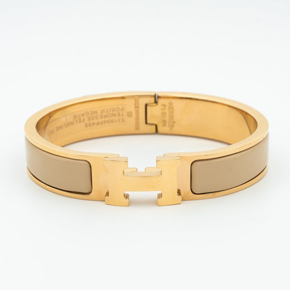 HERMES H GREY BRACELET
