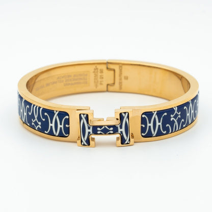 HERMES H BRACELET BLACK MULTICOLOR