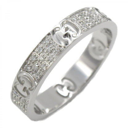 18K Double Gucci Icon Full Diamonds Ring