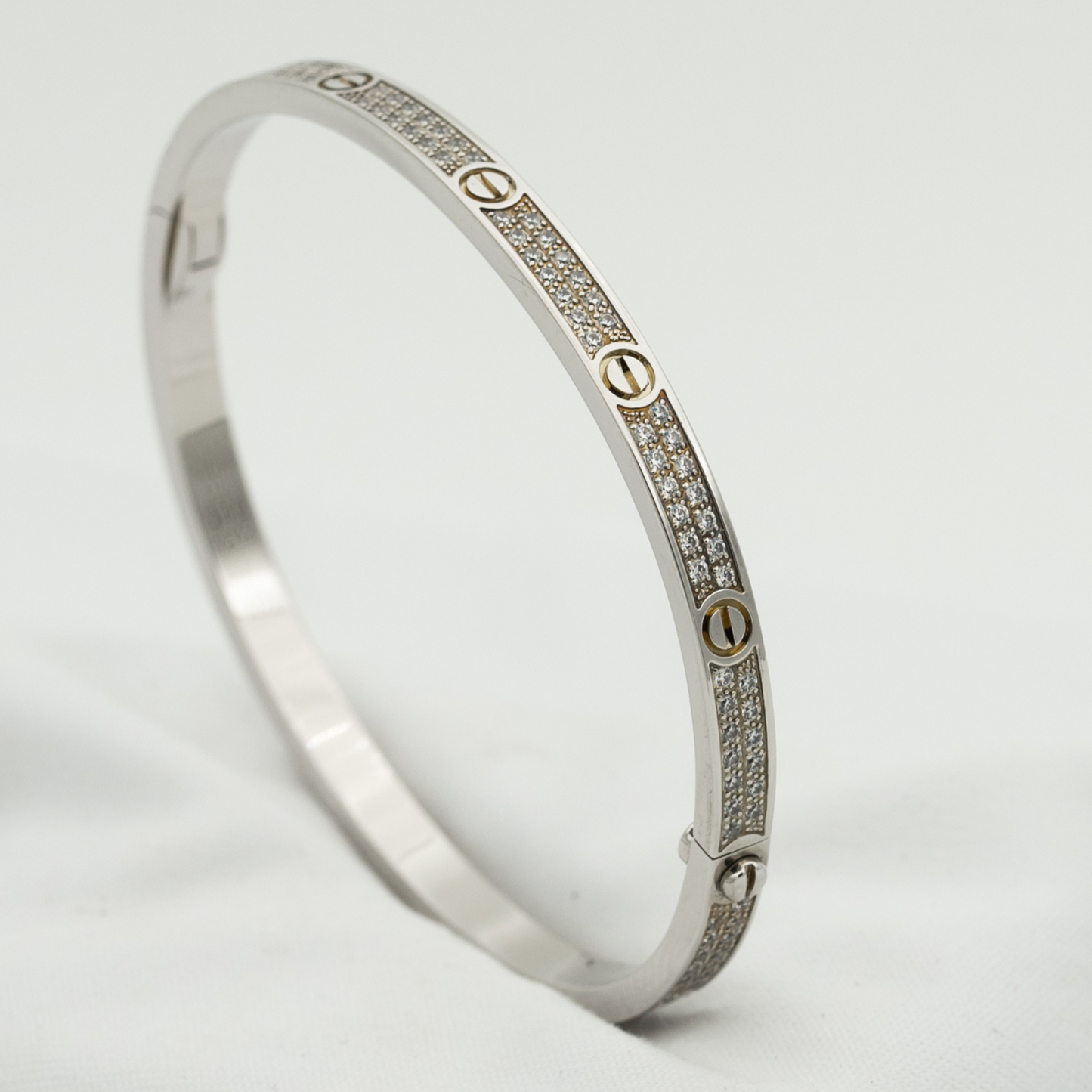 CARTIER LOVE BRACELET 3.65MM DIAMOND-PAVED