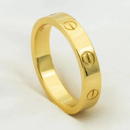 CARTIER LOVE RING 4MM 1 DIAMOND GOLD