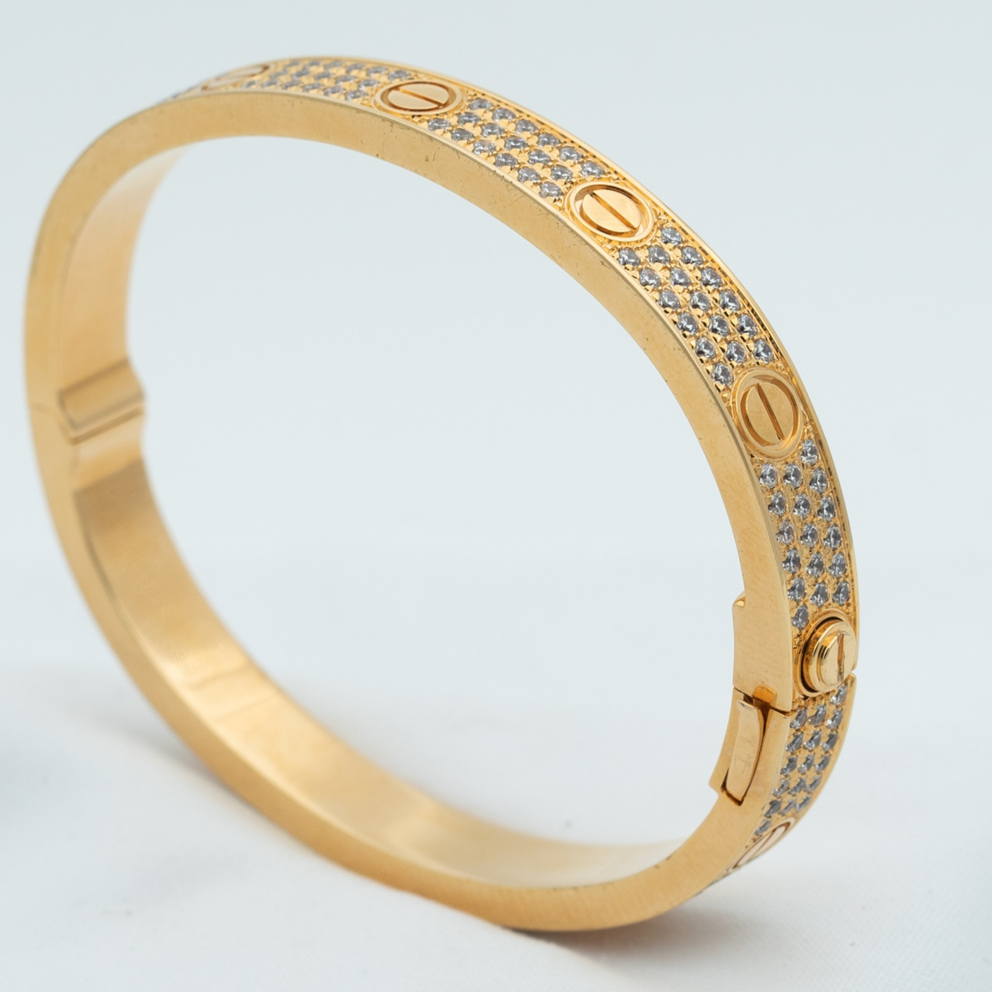 CARTIER LOVE BRACELET 6.1MM DIAMOND-PAVED