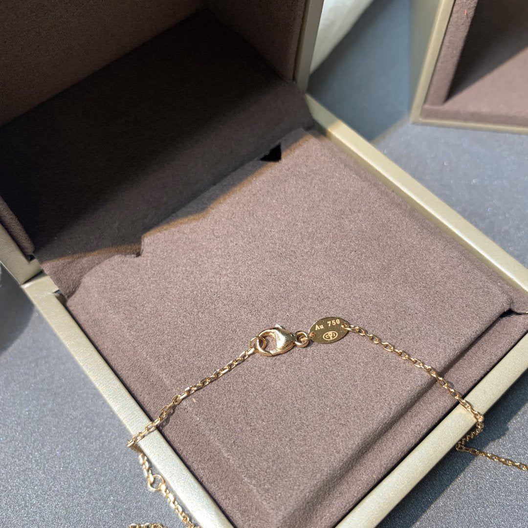 CHAUMET JEUX DE PINK GOLD DIAMOND NECKLACE