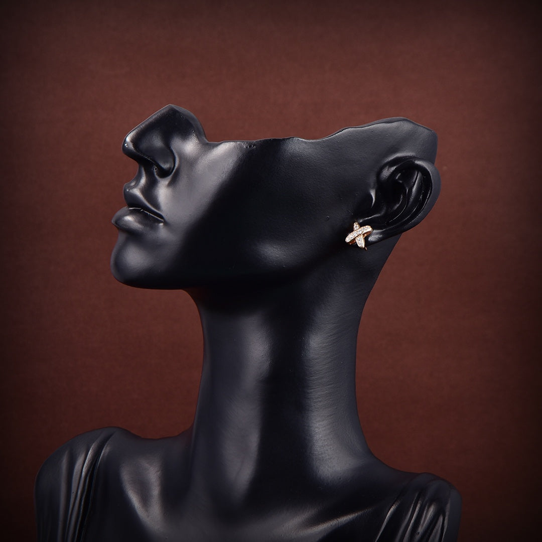 CHAUMET JEUX DE GOLD DIAMOND EARRINGS