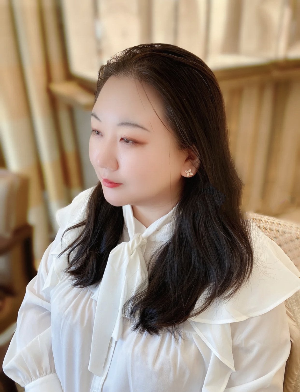 LOUIS VUITTON STAR BLOSSOM STUD EARRINGS PINK GOLD DIAMONDS