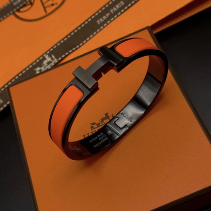 HERMES CLIC HM SO BLACK OREGAN BRACELET