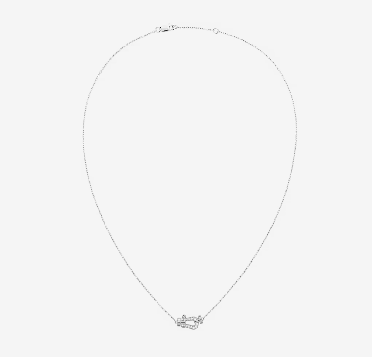 FRED FORCE 10 DIAMOND SILVER NECKLACE MINI MODEL