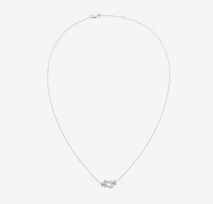 FRED FORCE 10 DIAMOND SILVER NECKLACE MINI MODEL