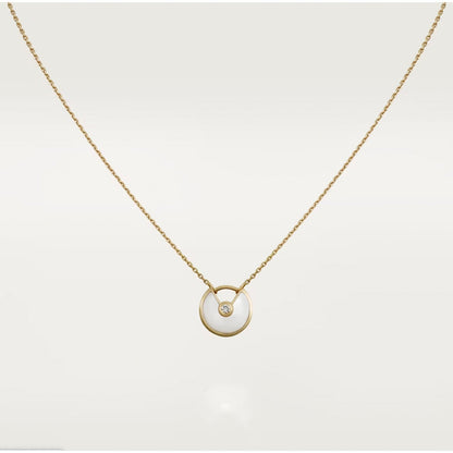 CARTIER AMULETTE ROSE GOLD MOP NECKLACE