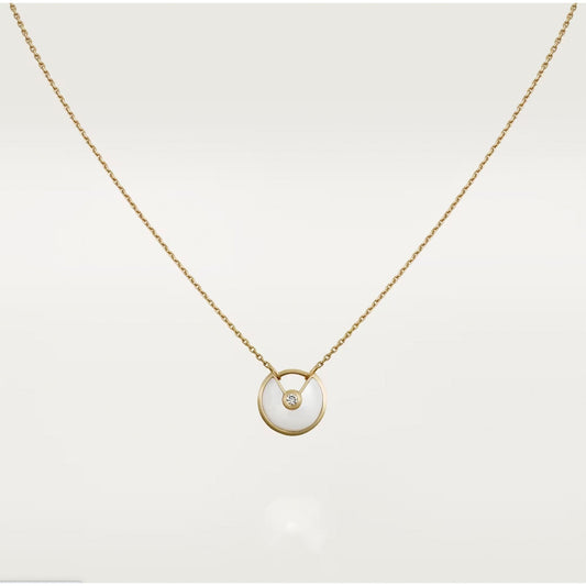 CARTIER AMULETTE ROSE GOLD MOP NECKLACE