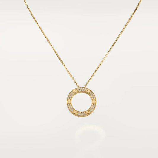 CARTIER LOVE NECKLACE ADJUSTABLE ROSE GOLD