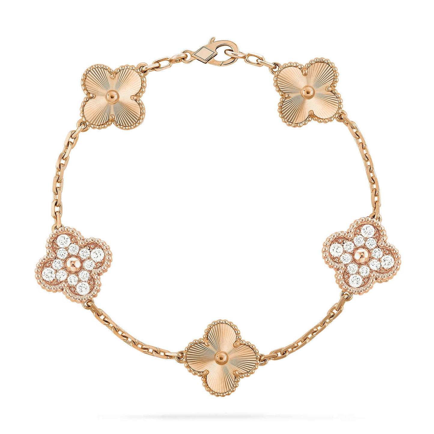VCA CLOVER 5 MOTIF LASER BRACELET COLLECTION