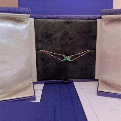 CHAUMET JEUX BRACELET MALACHITE PINK GOLD 1 DIAMOND