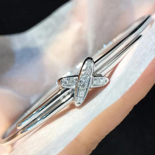 CHAUMET JEUX DE BRACELET SILVER DIAMONDS