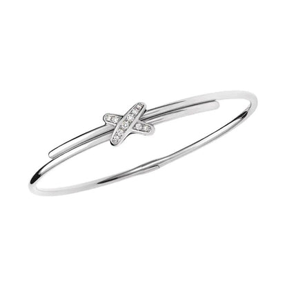 CHAUMET JEUX DE BRACELET SILVER DIAMONDS