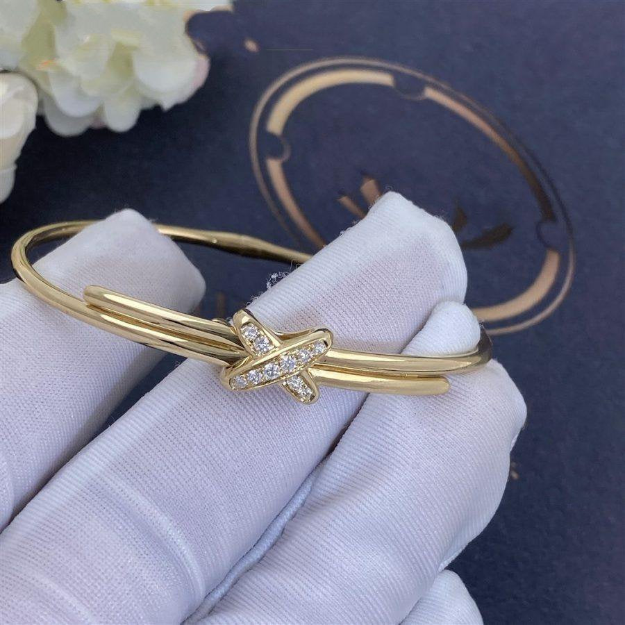 CHAUMET JEUX DE BRACELET GOLD DIAMONDS