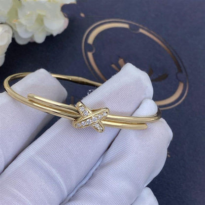 CHAUMET JEUX DE BRACELET GOLD DIAMONDS