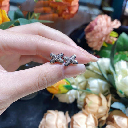 CHAUMET JEUX DE SILVER DIAMOND EARRINGS