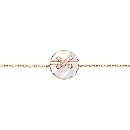 CHAUMET JEUX DE BRACELET MOP PINK GOLD DIAMONDS
