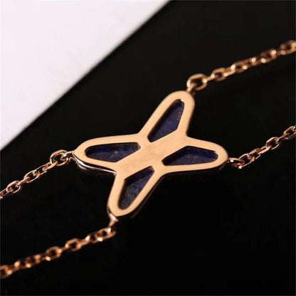 CHAUMET Hollow Design Four-Leaf Clover Flower Shape Bracelet