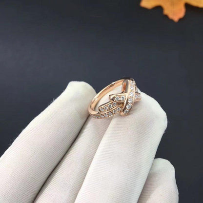 CHAUMET JEUX DE RING PINK GOLD DIAMOND
