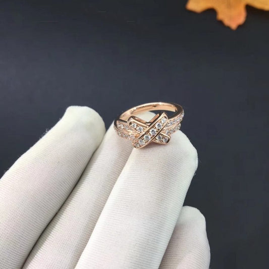 CHAUMET JEUX DE RING PINK GOLD DIAMOND