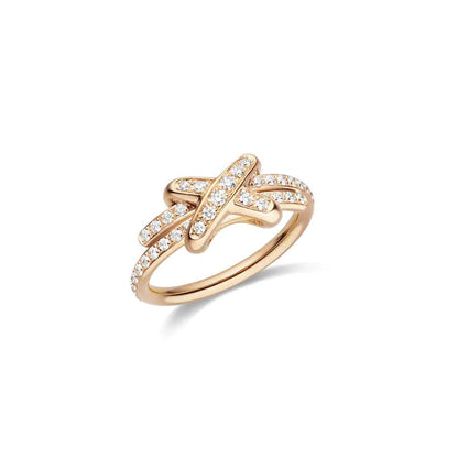 CHAUMET JEUX DE RING PINK GOLD DIAMOND